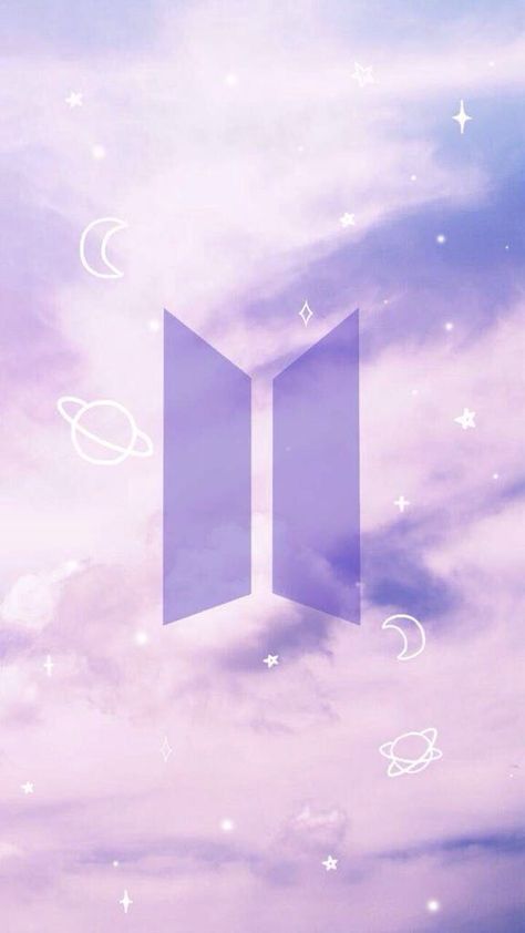 Army Logo, Bts Army Logo, Bts Army, Bts, Stars, Purple, Wall, Tela