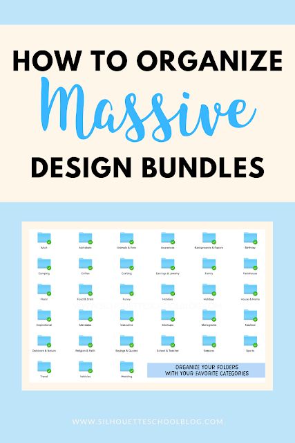 How to Organize Massive Design Bundles Digital File Organization, Computer Tricks, Silhouette School Blog, Design Bundles Svg, Cloud Drive, Silhouette Curio, Silhouette School, Silhouette Cameo Tutorials, Cricut Expression