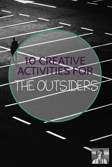 The Outsiders: Want to help your English students enjoy their time with Sodapop, Darry and Ponyboy? Get ideas and strategies to fill your unit with creativity and flair in this blog post featuring ten creative activities for The Outsiders. You'll even find a link to a fabulous (free) final project. Outsiders Project Ideas, Teaching The Outsiders Middle School, The Outsiders Teaching Ideas, The Outsiders Novel Study, The Outsiders Project Ideas, The Outsiders Activities Middle School, The Outsiders Project, The Outsiders Activities, Writing A Short Story