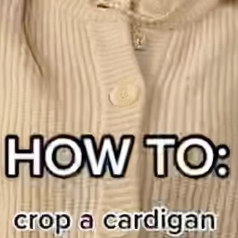 knitwears bjm 💗 on Instagram: "how to crop a cardigan video cr to ingriidhansen on tiktok" How To Crop A Cardigan, Cardigan Video, Style A Cardigan, How To Style A Cardigan, Crop Cardigan, August 26, Cropped Cardigan, How To Style, Fall Fashion