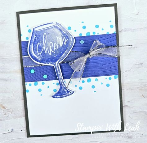 Cheers To The Season Stampin Up Cards, Christmas Card Writing, Cottage Wreath, Purchase Card, Holiday Stamping, Party Bundles, Wednesday Morning, Card Tutorial, Card Kits