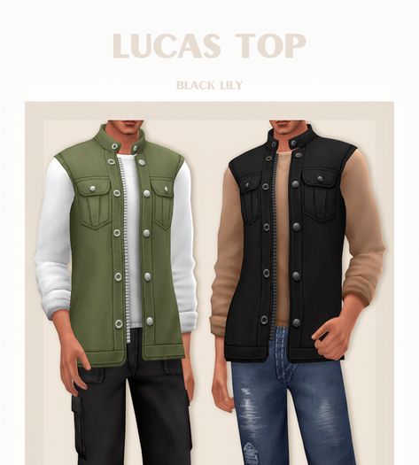 Lucas Top | Black Lily on Patreon Ts4mm Male Clothing, Sims 4 Cc Men Clothing Pack, Sims 4 Cc Top Male Patreon, Sims4 Cc Maxis Match Clothes Men, Sims 4 Male Patreon Cc, Sims 4 Male Outfits Maxis Match, Sims 4 Maxis Cc Male, Sims 4 Cc Maxis Match Male Patreon, Sims 4 Cc Black Lily