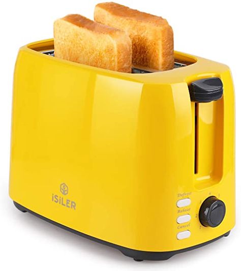 Yellow Toaster, Bread Toaster, Stainless Steel Toaster, Toasters, Cord Storage, Types Of Bread, Convection Oven, Toaster Oven, Small Kitchen Appliances