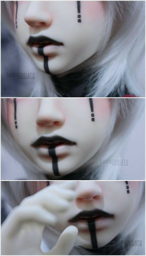 Glass Lips, Maquillage Goth, Fantasy Make-up, Halloweenský Makeup, Drag Make-up, Smink Inspiration, Alternative Makeup, Black Makeup, Goth Makeup