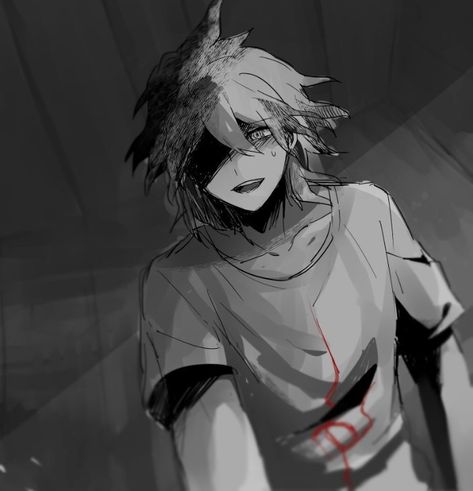 Nagito Fanart Crazy, Nagito Komaeda Insane, Danganronpa Female Characters, Yandere Nagito, Nagito Official Art, Nagito Komaeda Fanart Insane, Nagito X Y/n, Nagito Gif, Nagito Komaeda Art