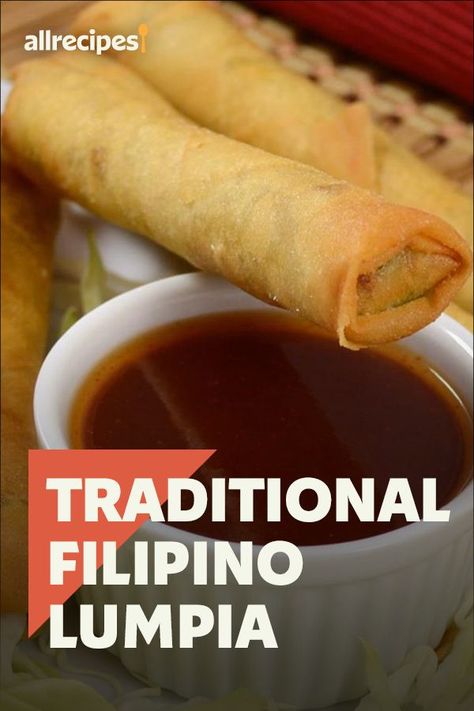 Philippine Spring Rolls, Easy Lumpia Recipe, Eggroll Recipes, Philapino Recipes, Lumpia Recipe Filipino, Filipino Lumpia, Phillipino Food, Filipino Adobo, Pork Cabbage