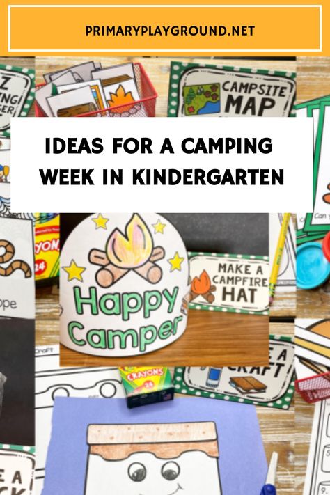 Do you have a camping themed day? I’m sharing a ton of great Camping Themed Day Ideas to make it easy to plan your special day! Camp Day Kindergarten, Camp Out Day Kindergarten, Campout Day At School, Camping Crafts For Pre K, Camping Day Activities In The Classroom, Camping Day In Kindergarten, Camp Out Day At School, Kindergarten Camping Day, Camp Day In The Classroom