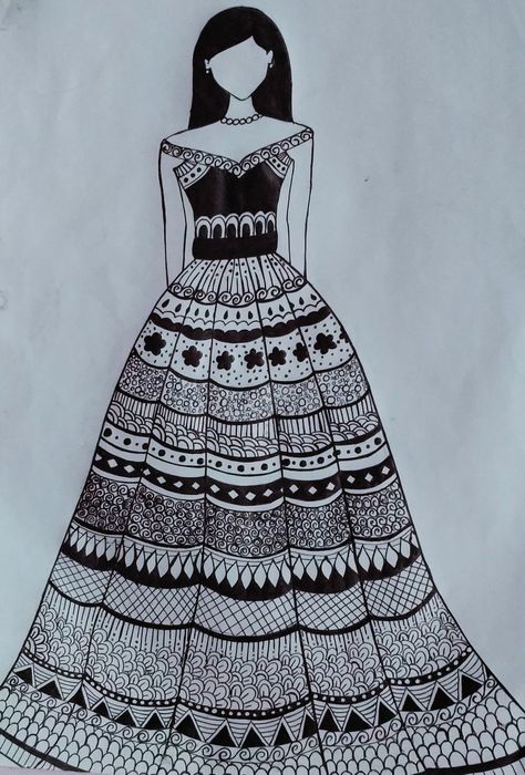 Mandala Art Girl Mandala Art, A Mandala Art, Easy Mandala, Dress Design Drawing, Simple Mandala, Mandala Art Lesson, Art Mandala, Selfie Ideas Instagram, Selfie Ideas