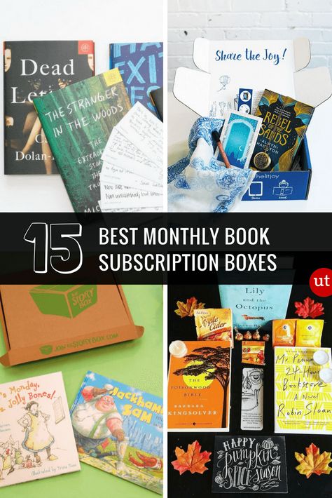 Best Monthly Book Subscription Boxes Book Subscription Boxes, Free Subscription Boxes, Book Subscription Box, Box Subscriptions, Book Club Reads, Book Boxes, Best Subscription Boxes, Book Subscription, Monthly Box