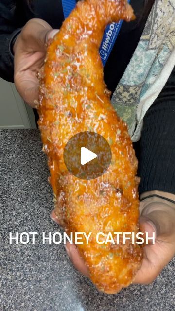 Mercedes Malachi on Instagram: "Hot Honey Catfish  #hothoney #catfish #fish #seafood #foodporn #dinner #viral #explorepage✨ #followus" Hot Honey Catfish, Catfish Fish, Catfish Fillets, Catfish Recipes, Fried Catfish, Too Nice, Hot Honey, Garlic Fries, Lemon Pepper