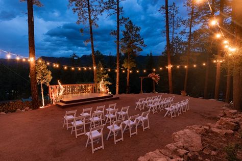 Creekside Wedding, Flagstaff Wedding, Payson Arizona, Payson Az, Arizona Wedding Venues, Cabin Wedding, Reception Seating, Ceremony Seating, Glendale Az