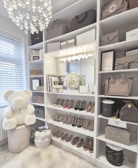 Dressing Room Decor, Dream Closet Design, Closet Decor, Dream Closets, Glam Room, Dressing Room Design, Closet Designs, Closet Design, Beauty Room