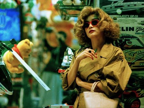 wong kar wai’s chungking express Wong Kar Wai, Color In Film, Hong Kong Express, Brigitte Lin, Chungking Express, Hong Kong Cinema, Kong Movie, Requiem For A Dream, Movie Shots