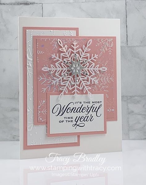 Stampin Up Xmas Cards 2022, Stampin Up Simple Christmas Cards 2022, Diy Christmas Cards Snowflake, Time Of Giving Stampin Up Cards, Stampin Up Christmas Cards 2021-2022, Stampin Up Joyful Flurry Cards, Stampin Up Snowflake Cards, Joyful Flurry Stampin Up Cards, Tidings And Trimmings Stampin Up Cards