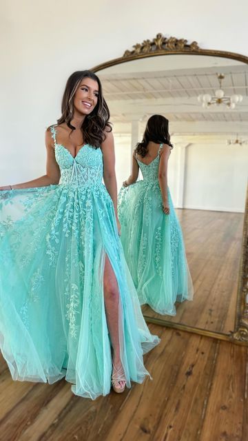 Tourquise Prom Dresses, Sea Blue Prom Dress, Bright Teal Prom Dress, Tourquise Prom Dress, Turquoise Dress Prom, Teal Grad Dress, Light Teal Prom Dresses, Aquamarine Prom Dress, Under The Sea Prom Dress