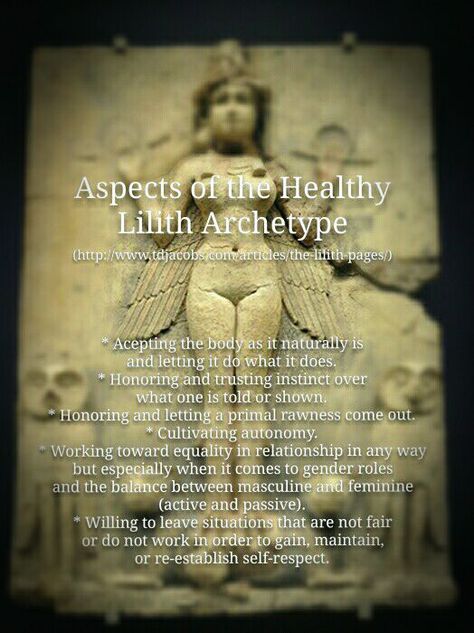 Aspects of the Healthy Lilith Archetype - tdjacobs #goddess Witcher Magic, Lillith Goddess, Spells Love, Goddess Spirituality, White Magic Spells, Witch Tips, Divine Goddess, Divine Feminine Spirituality, Goddess Energy