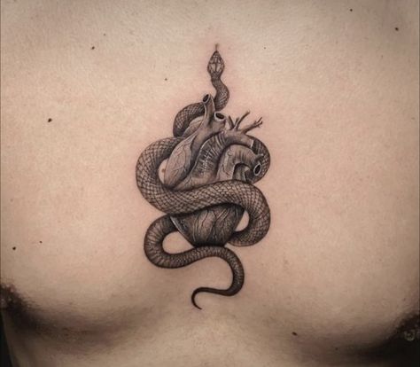 A Snake Tattoo, Snake Tattoo Ideas, Black Snake Tattoo, Collar Bone Tattoo For Men, Snake Tattoo Meaning, Traditional Snake Tattoo, Small Snake Tattoo, Japanese Snake Tattoo, Small Wave Tattoo