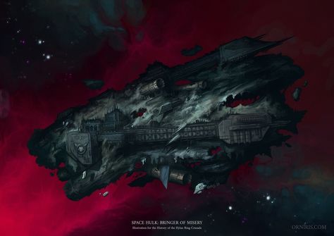 Space Hulk, Battlefleet Gothic, Hulk Art, 40k Artwork, Tabletop Rpg Maps, Warhammer 40k Art, Gallery Artwork, Warhammer Art, Warhammer 40k Artwork