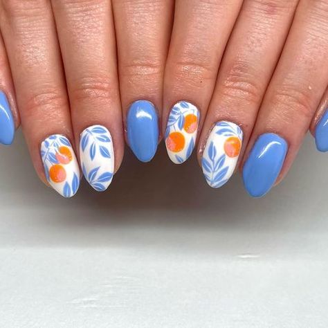 paige hofheins (@painted.bypaige) • Instagram photos and videos Leaf Nails, Cute Nail Art Designs, Summery Nails, Nails 2021, Vacation Nails, Nagel Inspo, Dream Nails, Chic Nails, Dope Nails