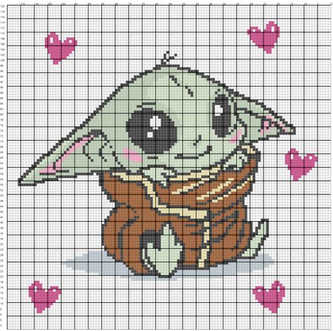 The Child (Baby Yoda) C2C Crochet Pattern | Written & Row by Row - Stardust Gold Crochet Crochet Pattern Written, Crochet C2c Pattern, C2c Crochet Pattern, Zig Zag Crochet, C2c Crochet Pattern Free, Grid Patterns, Crochet Square Blanket, Corner To Corner Crochet, Pixel Crochet