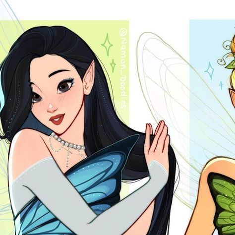 Silvermist Fanart, Tinkerbell Fanart, Tinkerbell Silvermist, Fashion Fairytale, Fairy Butterfly, October 31, Disney Fan Art, Doodles, Fan Art