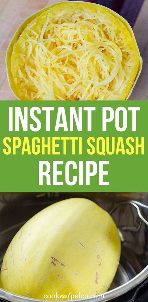 Squash Instant Pot, Instant Pot Spaghetti Squash, Pressure Cooker Spaghetti, Instant Pot Spaghetti, Paleo Vegetarian Recipes, Gluten Free Substitutes, Fresh Tomato Sauce, Instant Pot Recipe, Spaghetti Squash Recipes