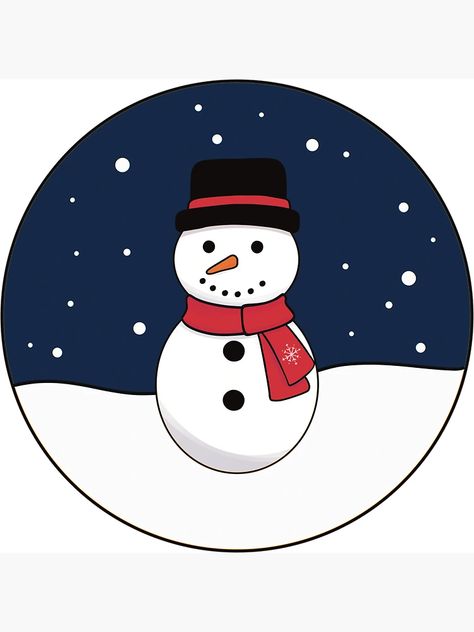 "Cartoon Snowman Snowy Night Christmas " Magnet for Sale by Skull Fern | Redbubble Cartoon Snowman, Snowy Night, Christmas Magnet, Night Christmas, Yule, Fern, Magnets, For Sale, Christmas