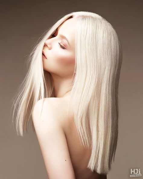 Cosmetics Commercial, Blond Hairs, White Blonde Hair, Beautiful Blonde Hair, Skincare Cosmetics, Hairstyle Inspiration, Icy Blonde, Blonde Hair Inspiration, White Blonde