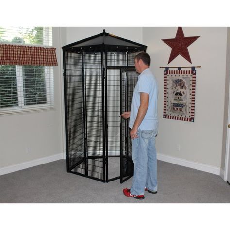 Bird Aviary Ideas, Bird Aviary Ideas Outdoor, Aviary Ideas Outdoor, Aviary Ideas, Macaw Cage, Big Bird Cage, K9 Kennels, Diy Bird Cage, Flight Cage