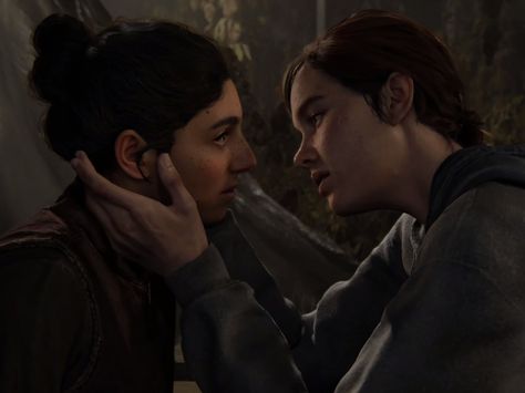 Ellie And Dina Kiss, Relationship Manifestation, Ellie And Dina, Fandom Ships, I Kissed A Girl, The Last Of Us2, Duos Icons, Animation Art Sketches, Video Edits