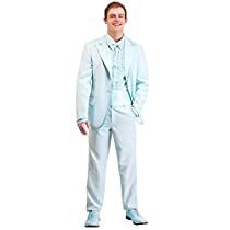 Check this out! Blue Tuxedo Jacket, Blue Tuxedo, Blue Tuxedos, Costume Store, Tuxedo Shirts, Light Blue Shirts, Tuxedo For Men, Halloween Outfit, Mens Costumes