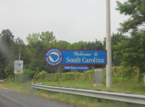 Welcome to South Carolina Anderson Sc, State Signs, Beaufort Sc, Summer 2025, Dream Places, Travel South, Welcome Sign, South Carolina, Charleston