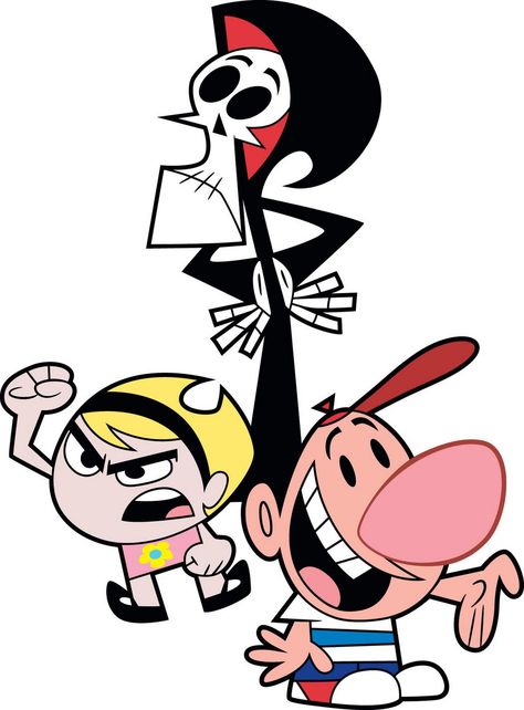 The Grimm Adventures of Billy & Mandy | Love all three these characters... And the cartoon overall! One of my all-time favourites! Early 2000s Halloween Costumes, Cartoon Network Viejo, 2000s Halloween Costume, Billy Y Mandy, Grim Adventures, Cartoon Network Characters, Old Cartoon Network, 2000s Cartoons, Posca Marker