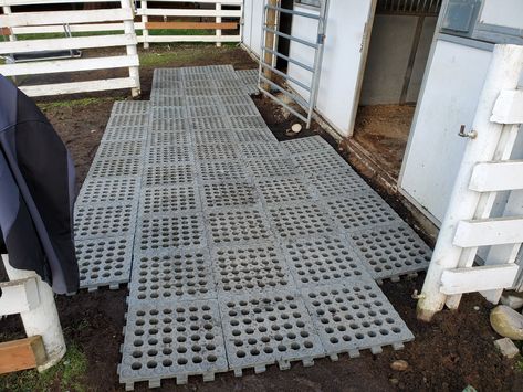 Mud Management Panels for Horses and Livestock — Paramount Materials Paddock Footing, Mud Control, Mud Management, Horse Paddock, Barn Hacks, Horses