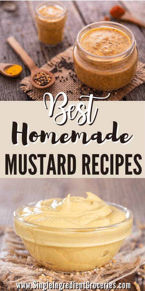 Homemade Dijon Mustard, Homemade Mustard, Chili Pepper Recipes, Mustard Recipe, Homemade Condiments, Condiment Recipes, Bbq Sauce Homemade, Homemade Bbq, Honey Mustard