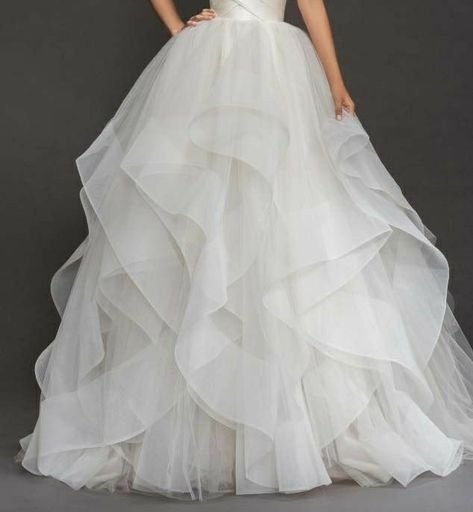 Wedding Dress Layered Skirt Ruffles, Wedding Dress With Layered Tulle Skirt, Wedding Dress Tiered Skirt, Wedding Dress Layered Skirt, A Line Ruffle Wedding Dress, Simple Ballgown Wedding Dress, Layered Skirt Wedding Dress, Layered Tulle Wedding Dress, Layer Wedding Dress