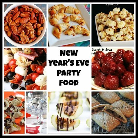 NYE Party Food Teen Party Food, Nye Party Food, Kids Nye, Snacks For Teens, Nye Ideas, New Years Eve Party Ideas Food, Tiny Bites, Party Ideas For Teens, New Years Appetizers