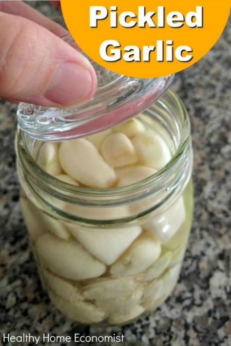 Traditionally Pickled Garlic | Healthy Home Economist Natural Antibiotic, Immune Booster, Pickled Garlic, Fermentation Recipes, Raw Garlic, Pickled Vegetables, Garlic Recipes, Healthy Benefits, Pickling Recipes