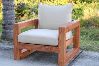 Modern Outdoor Chair : 8 Steps (with Pictures) Rustic Outdoor Chairs, Modern Outdoor Chair, Outdoor Chairs Diy, Garden Chairs Design, Chair Diy, Modern Outdoor Chairs, Woodworking Chair, Modern Patio, Outdoor Chair