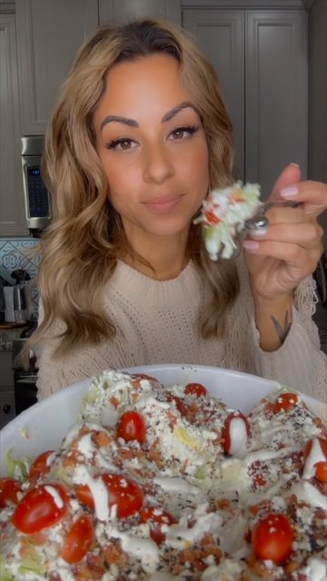 Brooke Brown on Instagram: "The best wedge salad #keto #lowcarb #wedgesalad #bacon #bluecheese #easymeals #quickmeals #cookwithbrooke #FacebookReelsContest" Brooke Brown Keto, Cook With Brooke, Best Wedge Salad, Brooke Brown, Salad Keto, Best Keto Meals, Brown Recipe, Wedge Salad, Mediterranean Salad