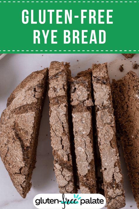 Missing your Reuben or deli sandwich? This gluten-free rye bread will satisfy that craving with its fluffy center and the perfect crust. Gluten Free Molasses Bread, Gluten Free Rye Bread Recipe, Ankarsrum Recipes, Gluten Free Brown Bread, Gluten Free Bread Machine Recipes, Gluten Free Rye Bread, Gluten Free Sourdough Bread Recipe, Rye Bread Recipe, Gluten Free Bread Machine