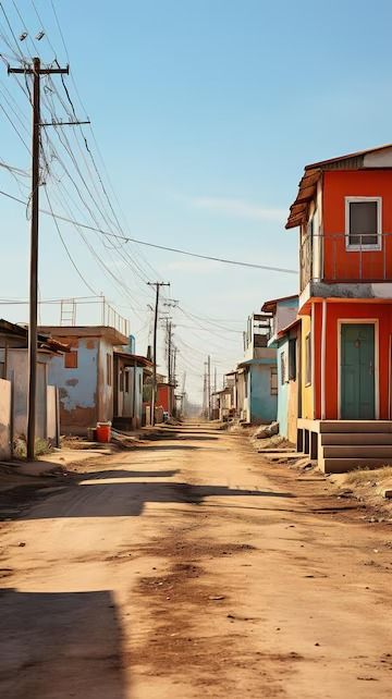 Traditional village street | Premium AI-generated image Mexican Village, Village Street, Urban Village, Graphic Resources, Collage, Pins, Mexico