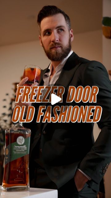 George Laboda on Instagram: "Freezer Door Old Fashioneds 🥃 Perfect for entertaining or just having a cocktail that’s always ready to pour." Large Batch Old Fashioned Cocktail, Freezer Door Cocktail, Freezer Door Cocktails, Freezer Door Old Fashioned, Frozen Old Fashioned, Old Fashioned Cocktail Variations, Old Fashioned Cocktail, Adult Drinks, Old Fashioned