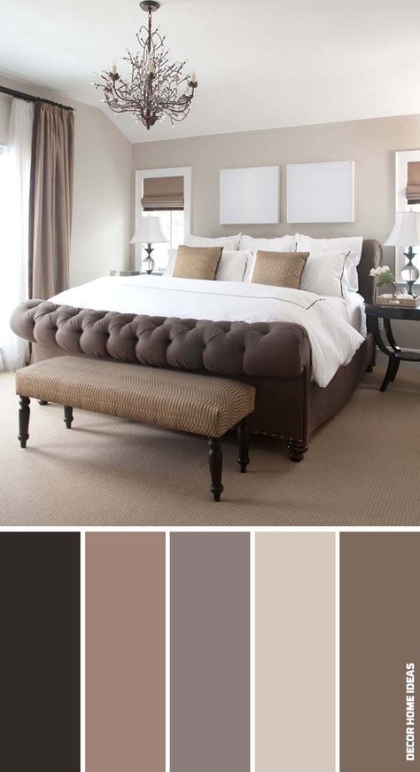 Soothing Bedroom Colors, Room Color Ideas Bedroom, Calming Bedroom Colors, Beautiful Bed Designs, Cheap Bathroom, Bedroom Color Combination, Bedroom Colour Palette, Calming Bedroom, Kuantan