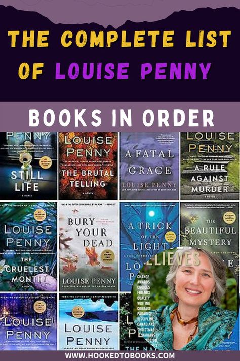 Louise Penny Books In Order, Three Pines Louise Penny, Kristen Hannah, Louise Penny Books, Mystery Books Worth Reading, Book Club Suggestions, Three Pines, Books Recommended, Louise Penny