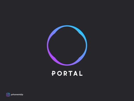 Portal Logo by Yohanes Adi P Chibi Character Design, Portal Logo, Healing Logo, Brewery Logos, Photographers Logo Design, Hexagon Logo, Power Logo, Lab Logo, Logo Design Inspiration Branding