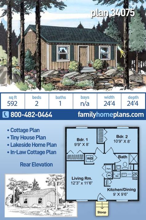 The Essence of Tiny Home Designs: Small Spaces with Big Impact Tiny Home Layout Cabin, 600 Sq Ft A Frame Cabin, Guest House 2 Bedroom, 600 Sq Ft Cabin Plans, Small Cottage House Plans 600 Sq Ft, Cabin With Basement Floor Plans, Small Hunting Cabin Plans, 2 Bed Cabin Plans, Vacation Cabin Floor Plans