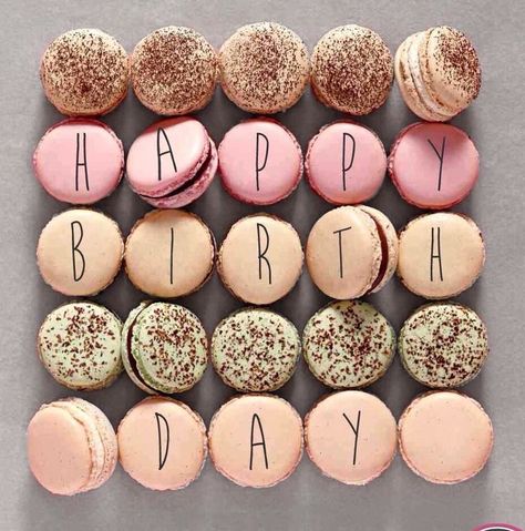 Personalized Message Macarons | Edible Writing | Ways to Serve Macarons | Display Macarons | Cute Ideas to Present Macarons | Afternoon Tea | High Tea | Birthday Parties | Dessert Buffet | Party Favors | Weddings | Macaron Towers | French Macarons | Dessert Table | Repinned by @purplevelvetpro | www.purplevelvetproject.com Macarons For Birthday, Birthday Macarons Ideas, Birthday Macarons, Alternative Cake, Macarons Birthday, Macaron Birthday, Macaron Ideas, Kue Macaroon, Macaroon Cake