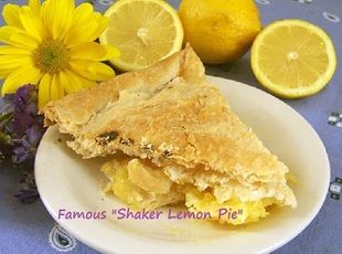 Shaker Lemon Pie Shaker Recipes, Shaker Lemon Pie, Graham Cracker Cookies, Catering Desserts, Best Pie, Lemon Pie, Simple Gifts, Sweets Desserts, Wholesome Food