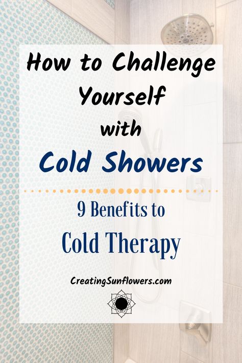 How To Take Cold Showers, Cold Shower Challenge, Cold Shower Therapy, How To Be Cold, Wim Hoff, Shower Therapy, Therapy Garden, Cold Water Therapy, Cold Water Shower